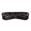 Happy Homes McKenzie Reclining Leather Look 3 pc Sectional McKenzie Sectional IMAGE 1