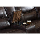 Happy Homes Bennington Reclining Leather Look 7 pc Sectional Bennington Sectional IMAGE 3