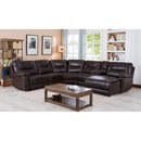 Happy Homes Bennington Reclining Leather Look 7 pc Sectional Bennington Sectional IMAGE 4