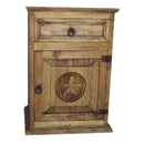 Happy Homes Rustic Texas Star 1-Drawer Nightstand Rustic Texas Star 1-Drawer Nightstand IMAGE 1