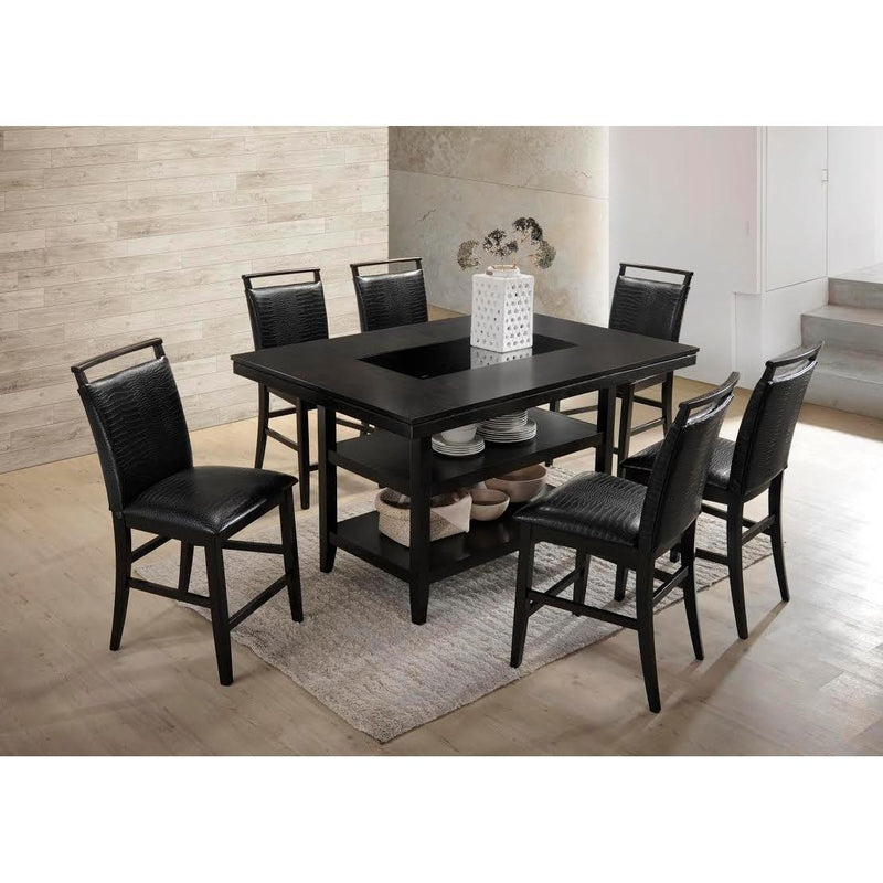 Happy Homes Tommy 7 pc Pub Height Dinette Tommy 7 pc Pub Table Set IMAGE 1