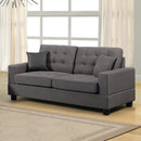 Happy Homes Stationary Fabric Sofa HH8855 Sofa - Gray IMAGE 2