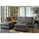 Happy Homes Ashley Fabric 2 pc Sectional Ashley 452 Sectional - Charcoal IMAGE 1