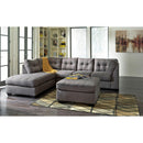 Happy Homes Ashley Fabric 2 pc Sectional Ashley 452 Sectional - Charcoal IMAGE 2