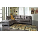 Happy Homes Ashley Fabric 2 pc Sectional Ashley 452 Sectional - Charcoal IMAGE 3