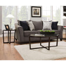 Happy Homes Simmons Stationary Fabric Sofa Simmons 6485 Sofa - Pewter IMAGE 3