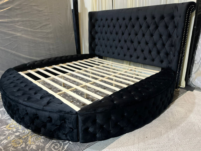 Round Storage Bed Frame