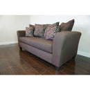 Happy Homes Stationary Fabric Sofa 100-Brown IMAGE 1