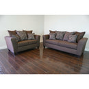 Happy Homes Stationary Fabric Loveseat 100-Brown IMAGE 2