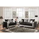 Happy Homes Stationary Fabric Sofa 110-Silver IMAGE 2