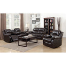 Happy Homes Astros Rocker Leather Recliner Astros - Brown IMAGE 2