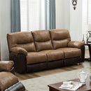 Happy Homes Reclining Fabric and Leather Look Sofa HH8507 IMAGE 1