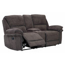 Happy Homes Harper Reclining Fabric Loveseat with Console Harper IMAGE 1