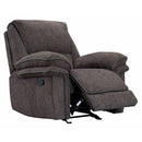 Happy Homes Harper Swivel Rocker Fabric Recliner Harper IMAGE 1