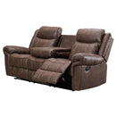 Happy Homes Liberty Reclining Fabric and Leather Look Sofa Liberty IMAGE 1