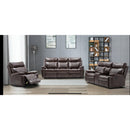 Happy Homes Havana Reclining Leather Loveseat with Console Havana IMAGE 2