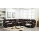 Happy Homes Reclining Leather Look 7 pc Sectional HH227 IMAGE 2