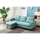 Happy Homes Kingdom Fabric 2 pc Sectional Kingdom-Teal IMAGE 2