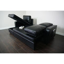 Happy Homes Julia Polyurethane Sleeper Sectional Julia - Black IMAGE 4