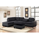 Happy Homes Heights Fabric and Leather Look 2 pc Sectional PU9Heights IMAGE 1