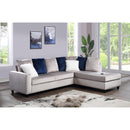Happy Homes Cindy Fabric 2 pc Sectional Cindy - Grey IMAGE 1