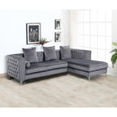 Happy Homes Sparkle Fabric 2 pc Sectional Sparkle Sectional IMAGE 1