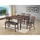 Happy Homes Aldo 6 pc Pub Height Dinette ALDO IMAGE 1
