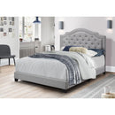 Happy Homes Starbed King Upholstered Platform Bed Starbed King Bed - Gray IMAGE 1