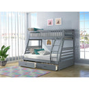 Happy Homes Kids Beds Bunk Bed HH25 - Grey IMAGE 1