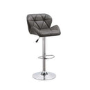 Happy Homes Adjustable Height Stool HHC2201 Bucket Seat Barstool - Gray IMAGE 1