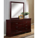 Happy Homes Dresser Mirror 3800 Dresser Mirror - Cherry IMAGE 1