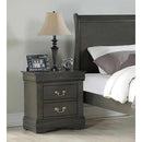 Happy Homes 2-Drawer Nightstand 3500 2-Drawer Nightstand - Gray IMAGE 1