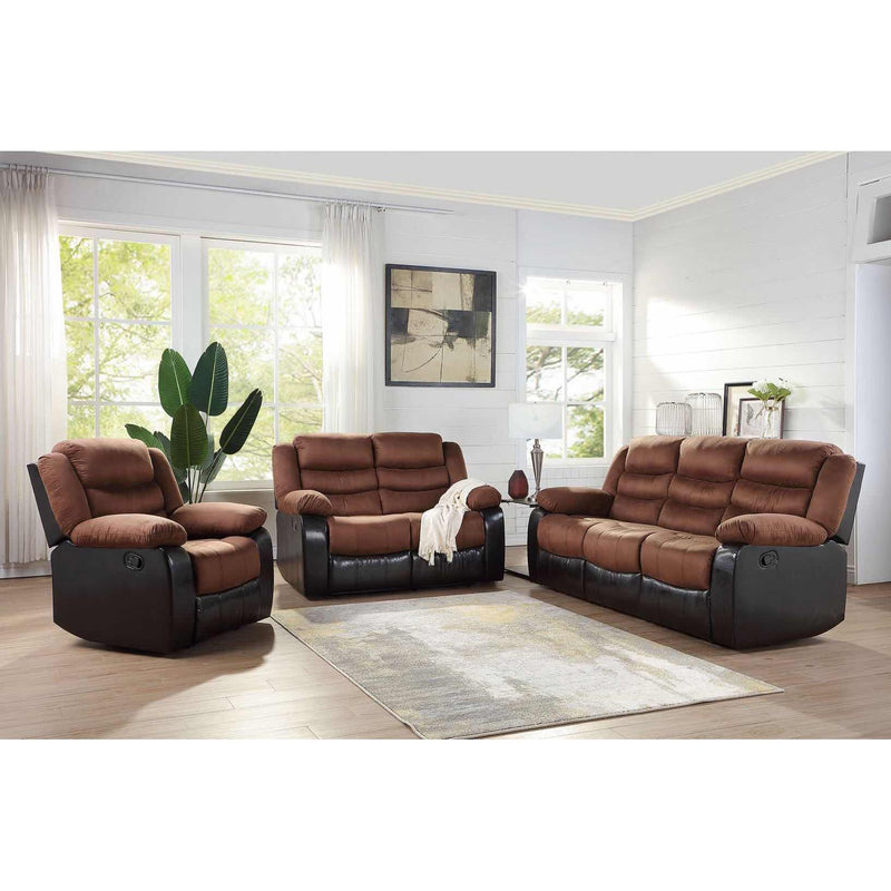 Happy Homes Walter Rocker Fabric Recliner Walter Rocker Recliner - Austin Chocolate IMAGE 2