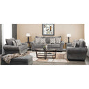Happy Homes Stationary Fabric Sofa 1000 - Gray IMAGE 2