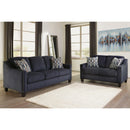 Happy Homes Ashley Stationary Fabric Sofa Ashley 802 Sofa - Blue IMAGE 3