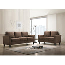 Happy Homes Denmark Stationary Fabric Sofa Denmark - Brown IMAGE 2