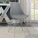 Coaster Furniture Juniper 110262 Polypropylene Dining Side Chair - Grey (Set of 2) IMAGE 9