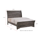  Crown Mark Coralee B8100-K King Bed IMAGE 3