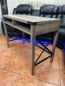 Farmhouse Metal and Wood Desk - Grey Wash