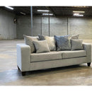 Happy Homes Stationary Fabric Sofa 110 - Dove Sofa - Dove IMAGE 1