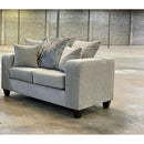 Happy Homes Stationary Fabric Loveseat 110 - Dove Loveseat - Dove IMAGE 1