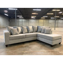 Happy Homes Fabric 2 pc Sectional 110-Dove Sectional IMAGE 1