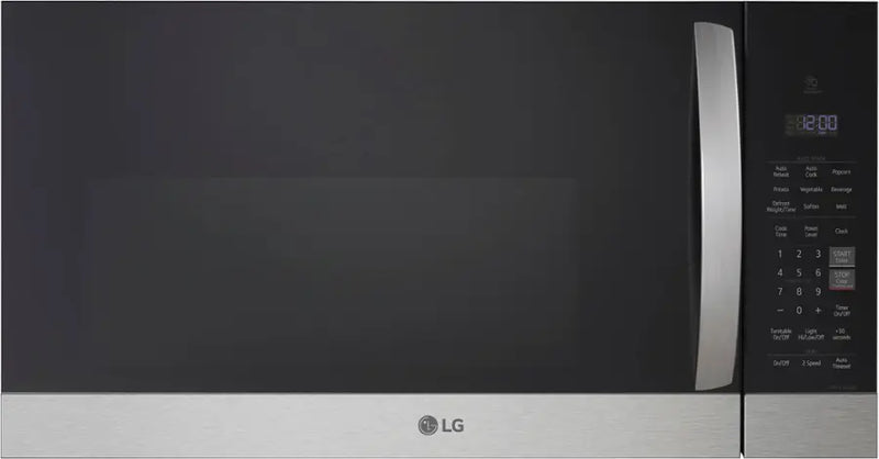 LG - 1.7 Cu. Ft. Over-The-Range Microwave with Sensor Cook and EasyClean - PrintProof Stainless Steel
