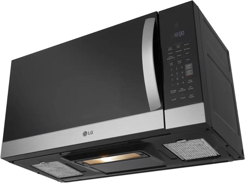 LG - 1.7 Cu. Ft. Over-The-Range Microwave with Sensor Cook and EasyClean - PrintProof Stainless Steel