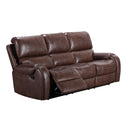 Happy Homes Amarillo Reclining Sofa Amarillo Reclining Sofa - Saddle Browm IMAGE 1