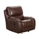 Happy Homes Amarillo Recliner Amarillo Chair - Saddle Brown IMAGE 1