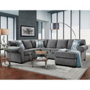 New Era Innovations Fabric 2 pc Sectional S3051 Sectional - Charisma Smoke IMAGE 1