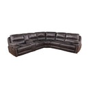 New Era Innovations Martino Reclining Fabric 3 pc Sectional Martino S7500 3 pc Sectional - New Metallic Grey IMAGE 1