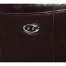 New Era Innovations Rosewood Power Reclining Leather Match Sofa Rosewood S2226 Power Reclining Sofa - Dark Brown IMAGE 4