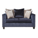 New Era Innovations Stationary Fabric Loveseat S4885 Loveseat - Bliss Midnight IMAGE 1